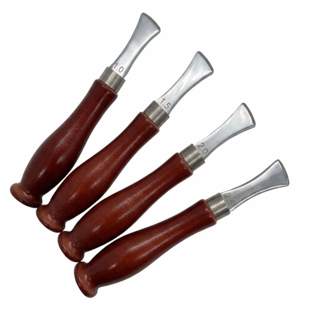 Conjunto de 4 Ferramentas de P - Leatherwork Edge Beveler avaliação e preço