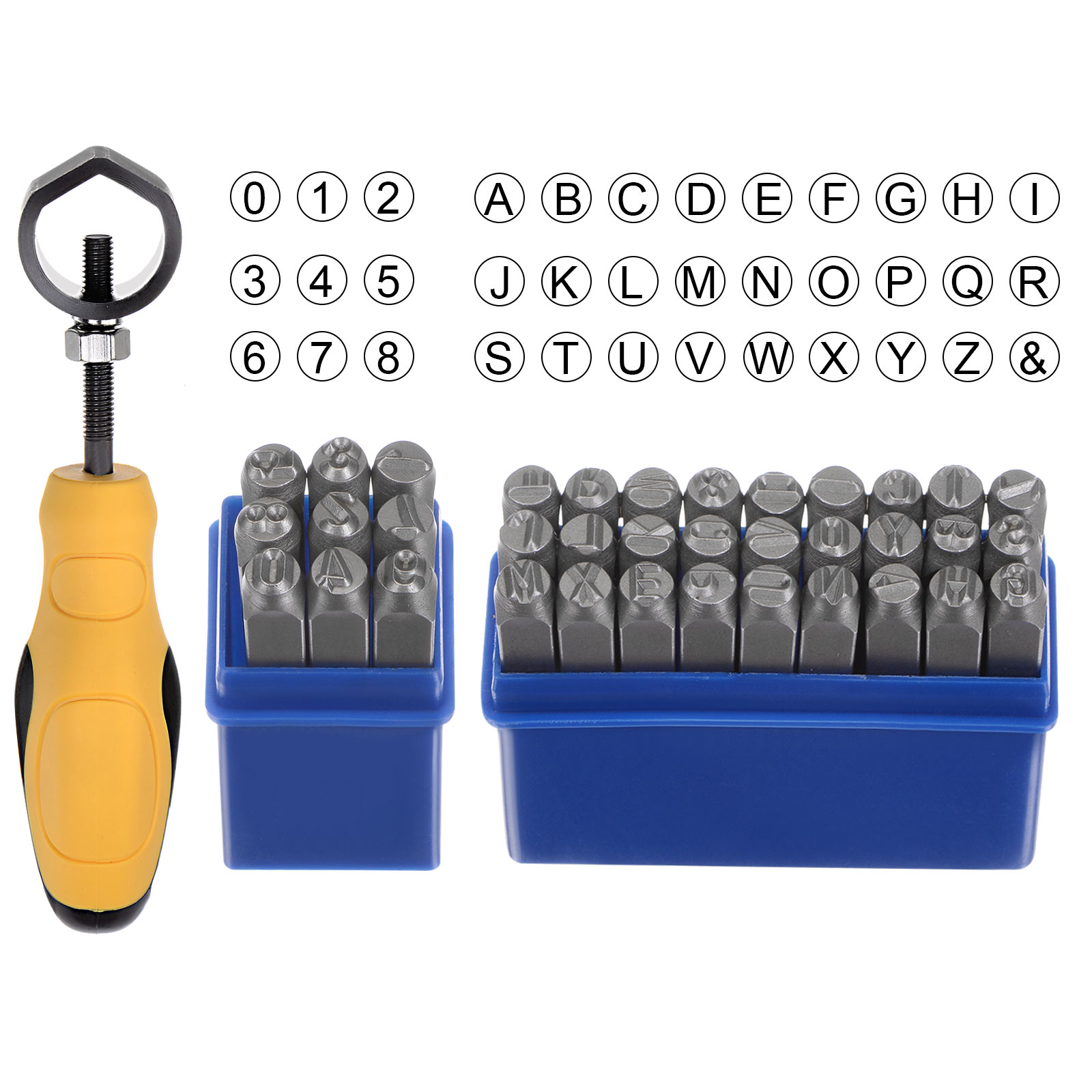 Kit de Estampagem de Metal 6mm - Leatherwork Punching Tool avaliação e preço