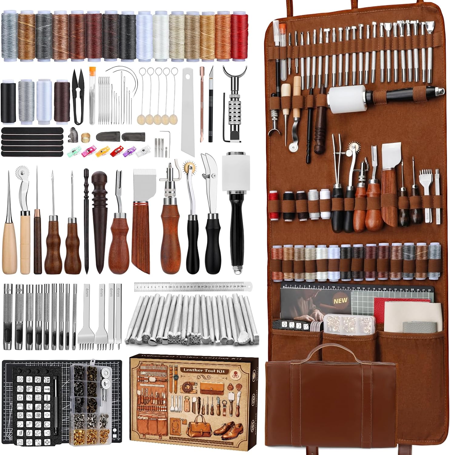 Kit de Trabalho em Couro, Ferr - Groover Stitching Tool avaliação e preço