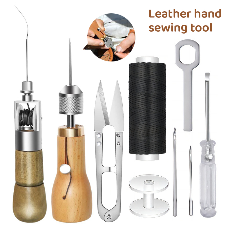 8 pçs/set diy linha de costura - Leatherwork Punching Tool avaliação e preço