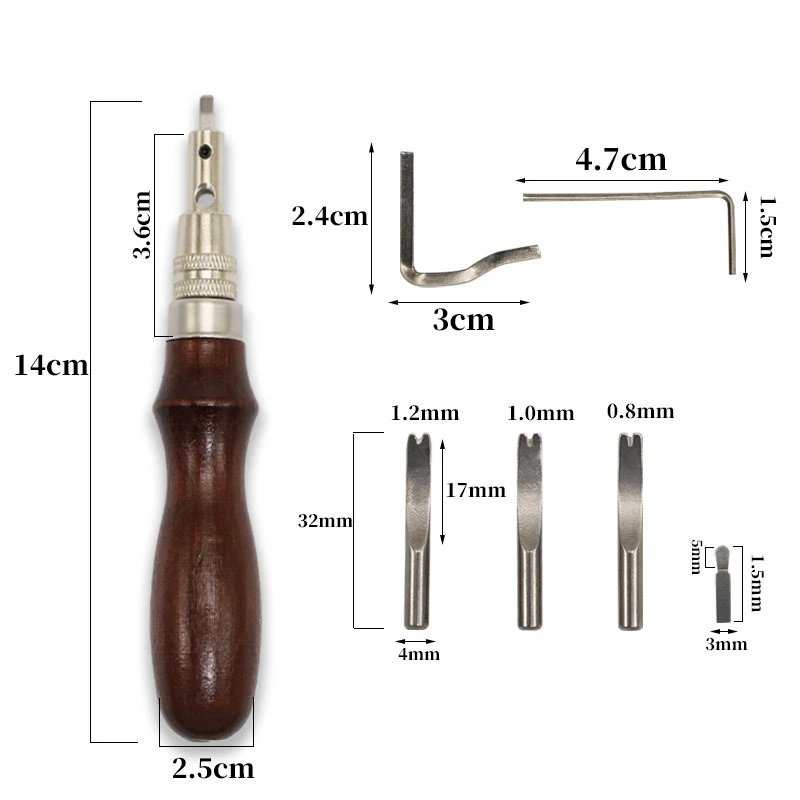 Ferramenta Multifuncional de C - Leatherwork Edge Beveler avaliação e preço