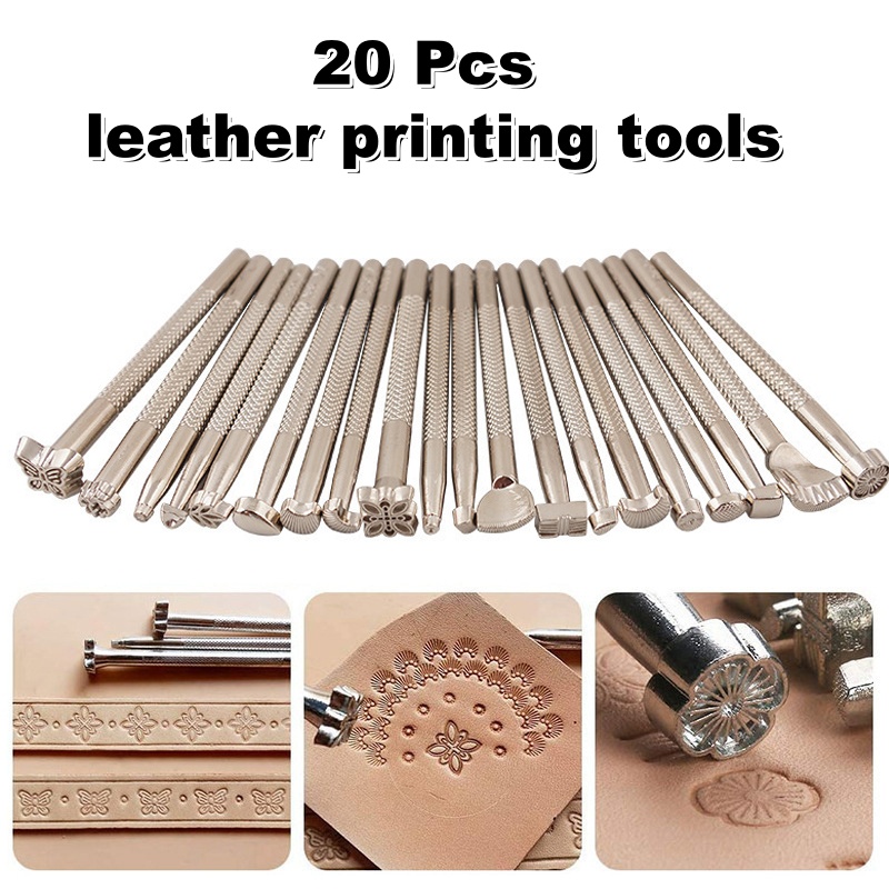 20 Peças de Ferramentas para E - Leatherwork Tool Kit avaliação e preço