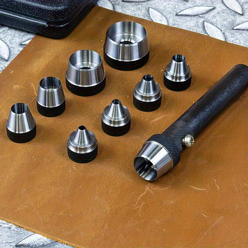 Conjunto de 10 Furadores Ocos  - Leatherwork Punching Tool avaliação e preço