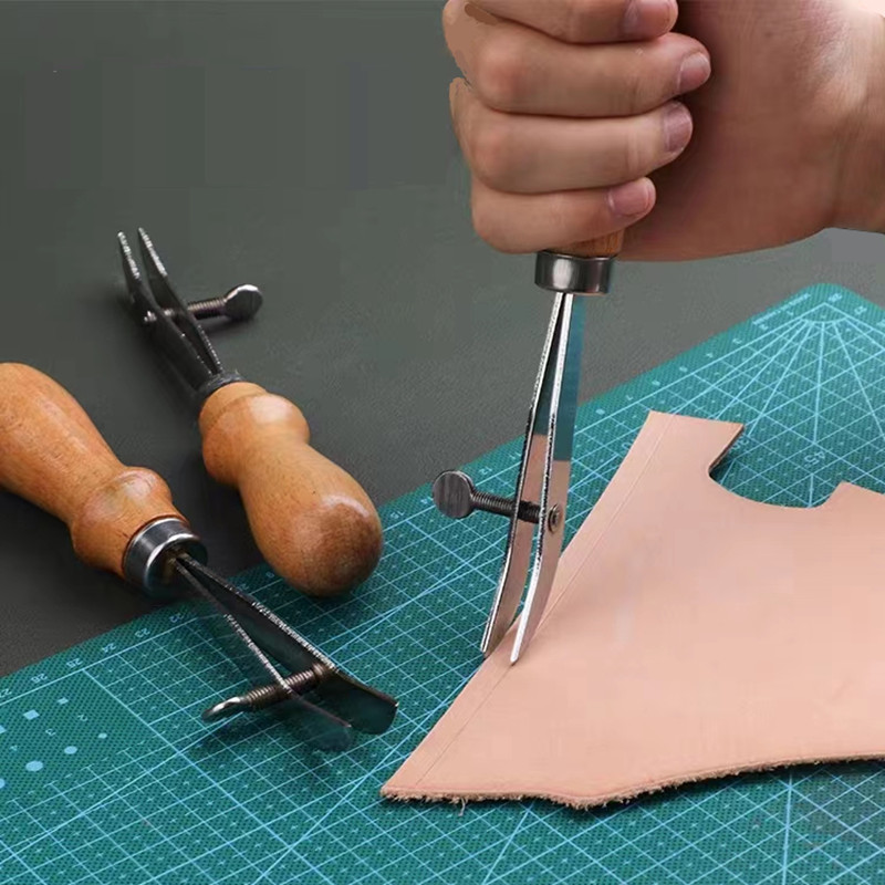Creaser de borda de couro ajus - Groover Stitching Tool avaliação e preço