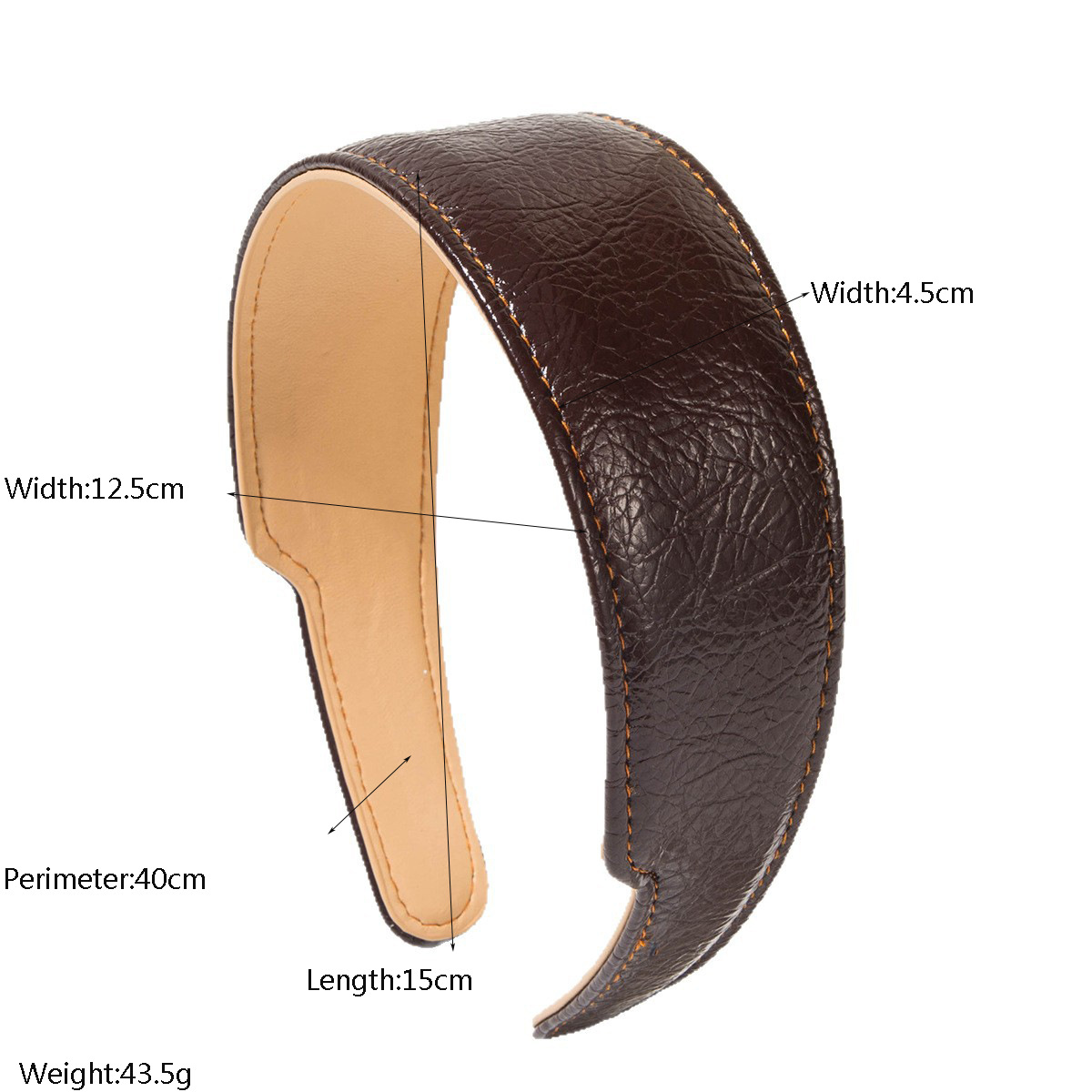 Tiara de Couro Estilo Coreano  - Leatherwork Pony avaliação e preço