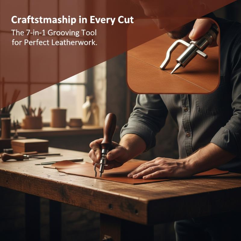 Ferramenta de Corte e Vinco de - Leatherwork Edge Beveler avaliação e preço