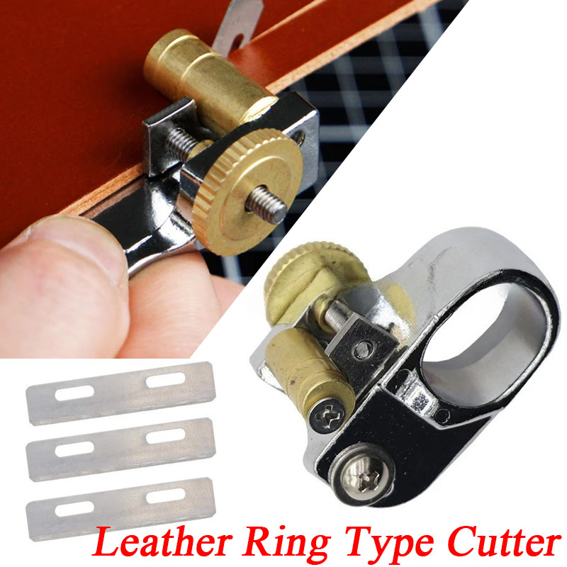 1pc tipo anel de couro cortado - Leatherwork Accessories avaliação e preço