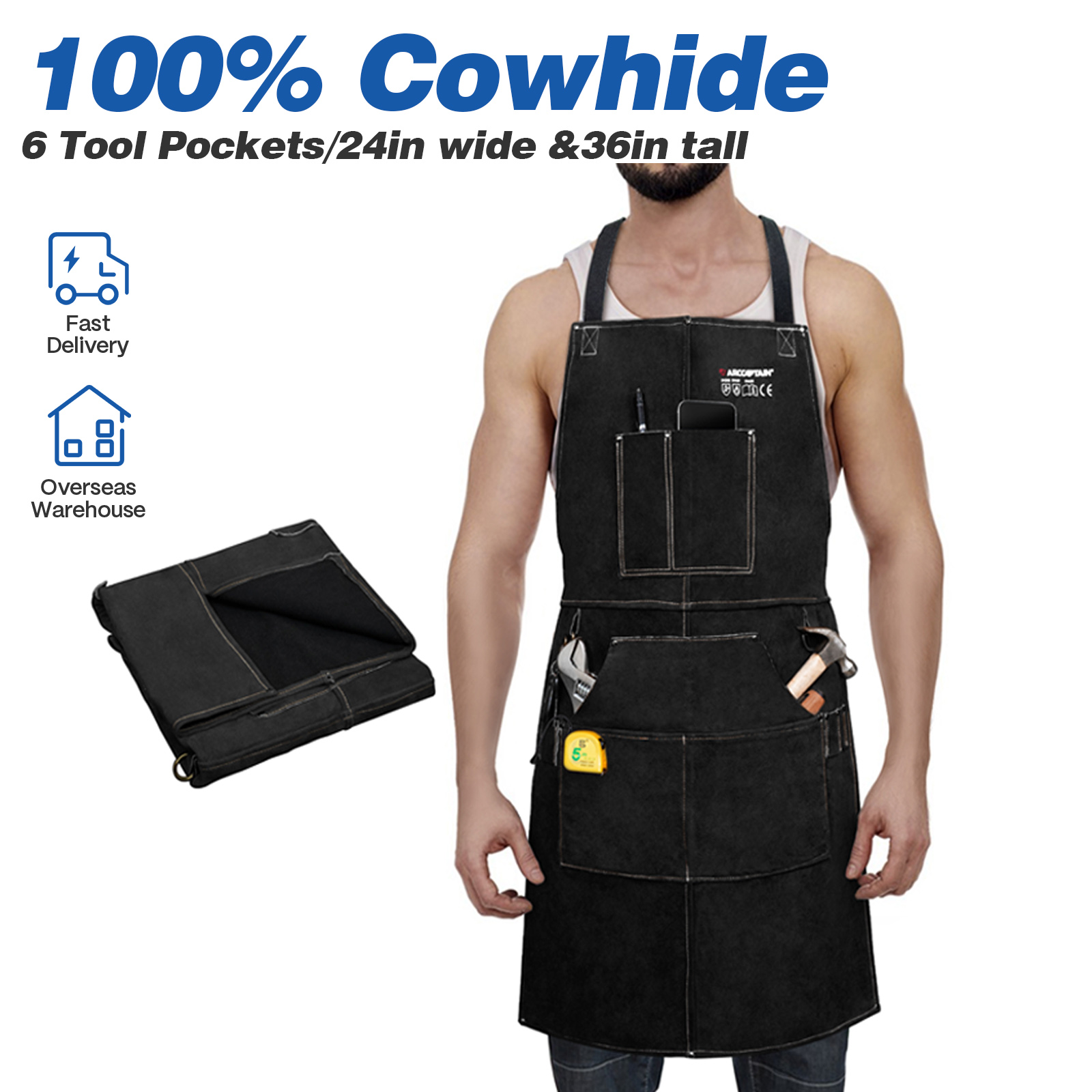 Avental de trabalho de soldage - Leatherwork Beginner avaliação e preço