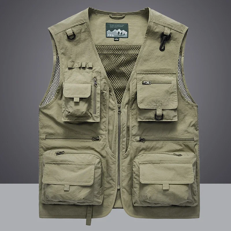 Verão masculino descarga colet - Leather Work Vest avaliação e preço