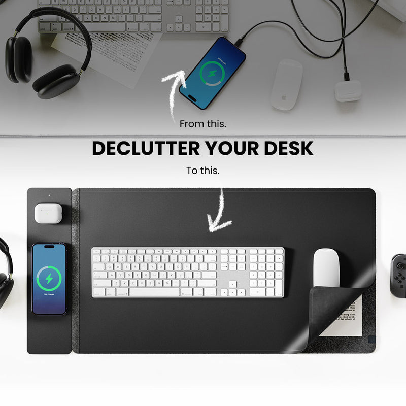 Mouse Pad Magnético de Carrega - Leatherwork Table avaliação e preço