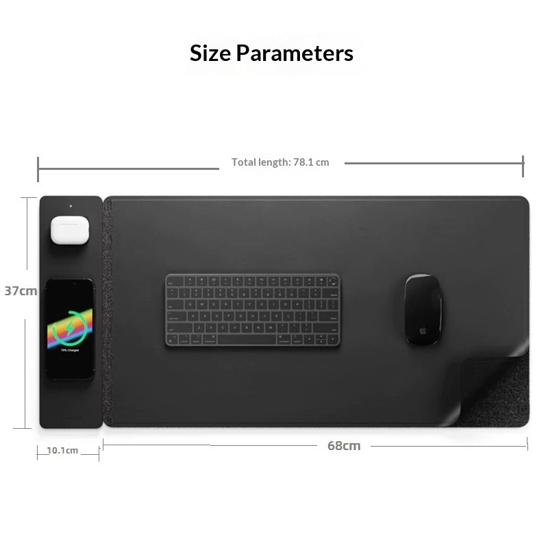 Mouse Pad Magnético de Carrega - Leatherwork Table avaliação e preço