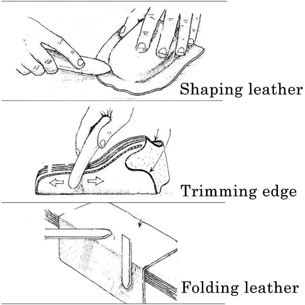Bastão de Brunimento de Bordas - Leatherwork Beginner avaliação e preço
