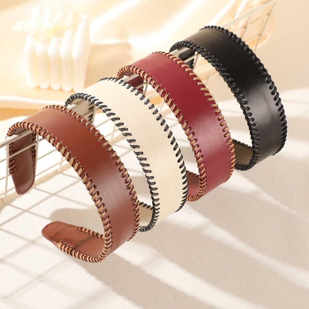 Tiara de Couro Cor Sólida Esti - Leatherwork Pony avaliação e preço