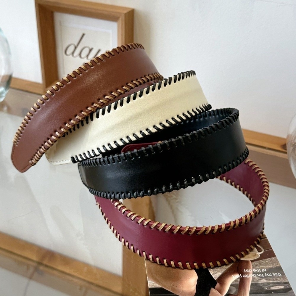 Tiara de Couro Cor Sólida Esti - Leatherwork Pony avaliação e preço