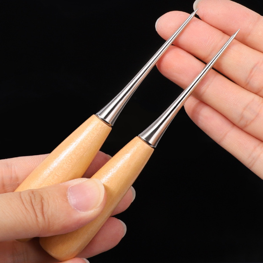 2 Peças Ferramenta de Costura  - Leatherwork Punching Tool avaliação e preço