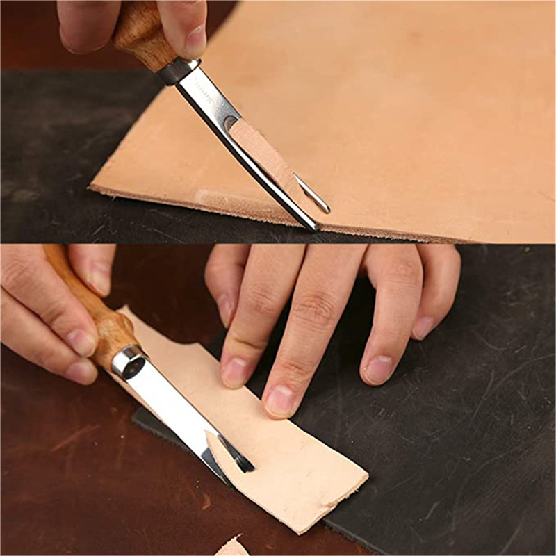 Prático couro artesanato borda - Leatherwork Edge Beveler avaliação e preço