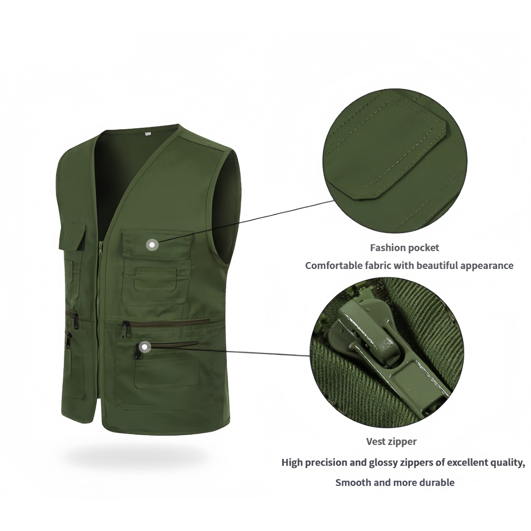 Colete Fotográfico Leve e Resp - Leather Work Vest avaliação e preço