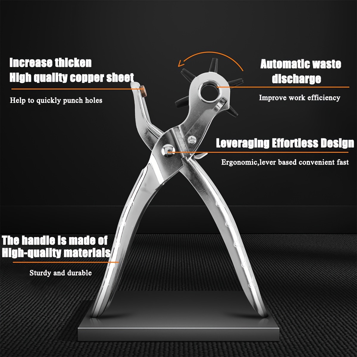 Nova ferramenta profissional d - Leatherwork Punching Tool avaliação e preço