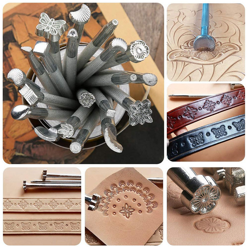 Conjunto de 20 Ferramentas de  - Leatherwork Tool Kit avaliação e preço