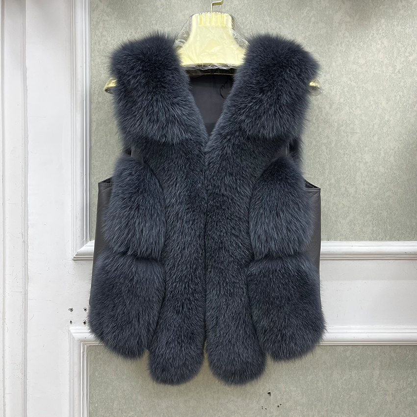 Colete Feminino de Luxo em Pel - Leather Work Vest avaliação e preço